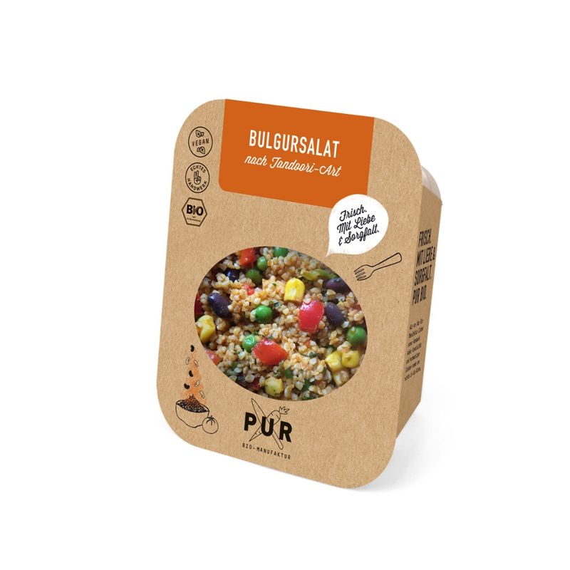 PUR Bio-Manufaktur Bulgursalade met groenten in currykruiden marinade - Produktbild