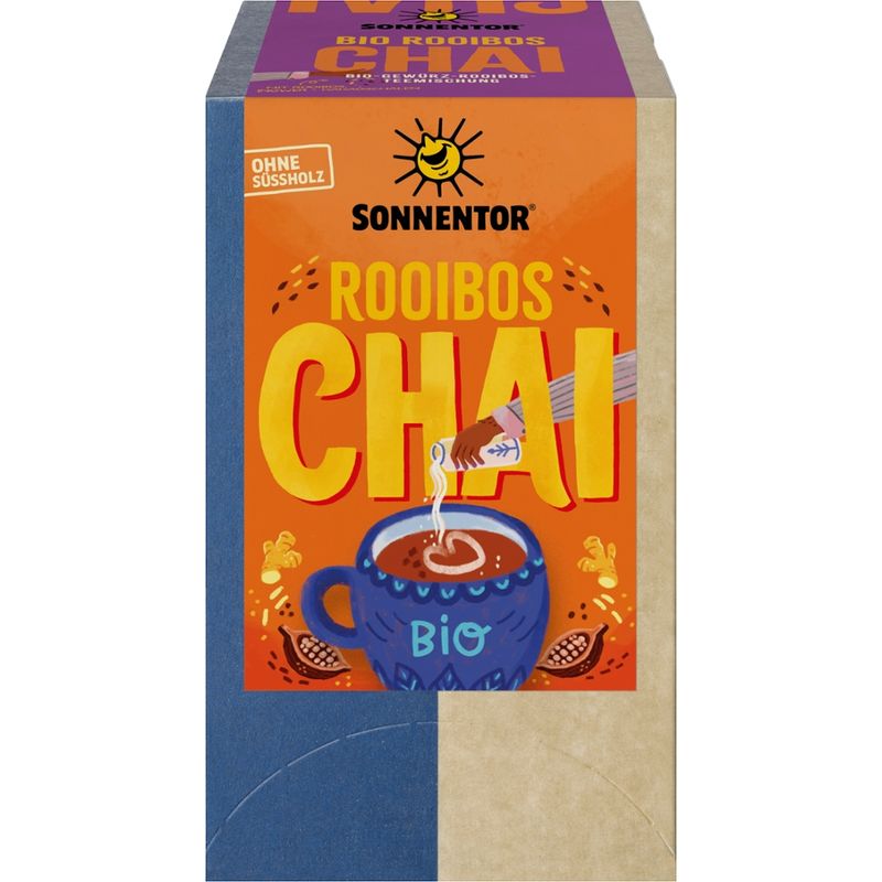 Sonnentor Rooibos Chai, Doppelkammerbeutel - Produktbild