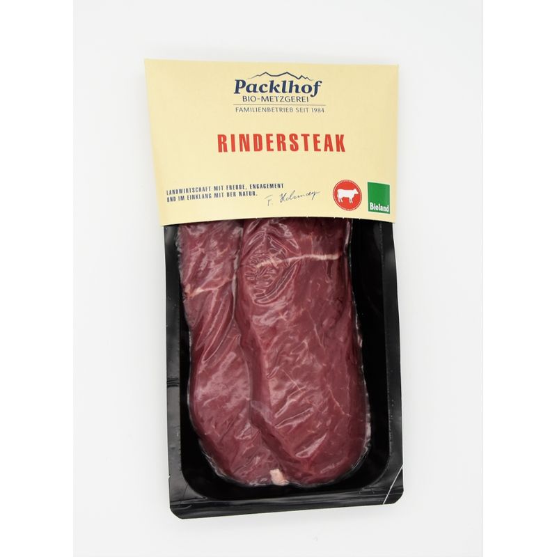 Packlhof Rindersteak 2stk ca. Gewicht SKIN/SB - Produktbild