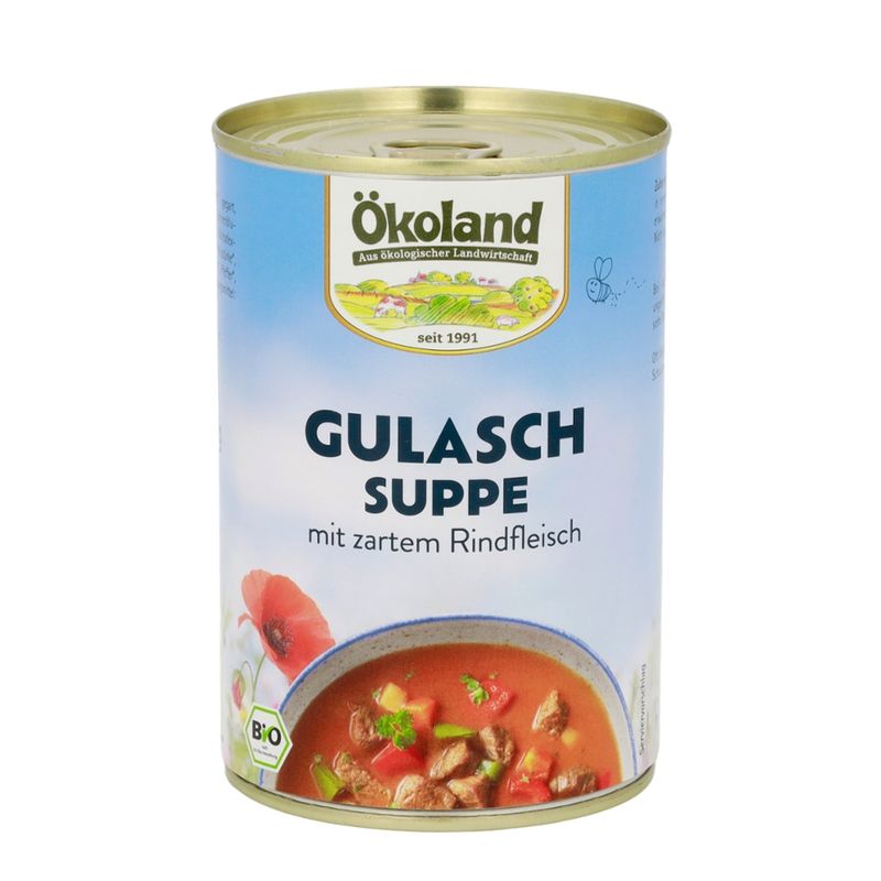 ÖKOLAND Gulaschsuppe mit Rindfleisch - Produktbild