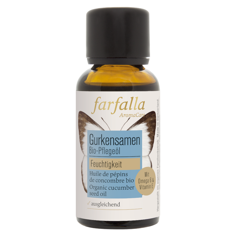 farfalla Gurkensamen, Bio-Pflegeöl, 30ml, Feuchtigkeit - Produktbild