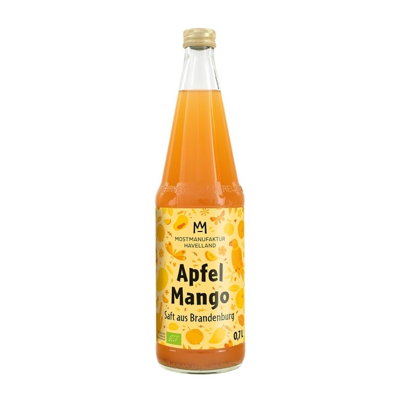 MostManufaktur Havelland Bio-Apfel-Mangosaft - Produktbild