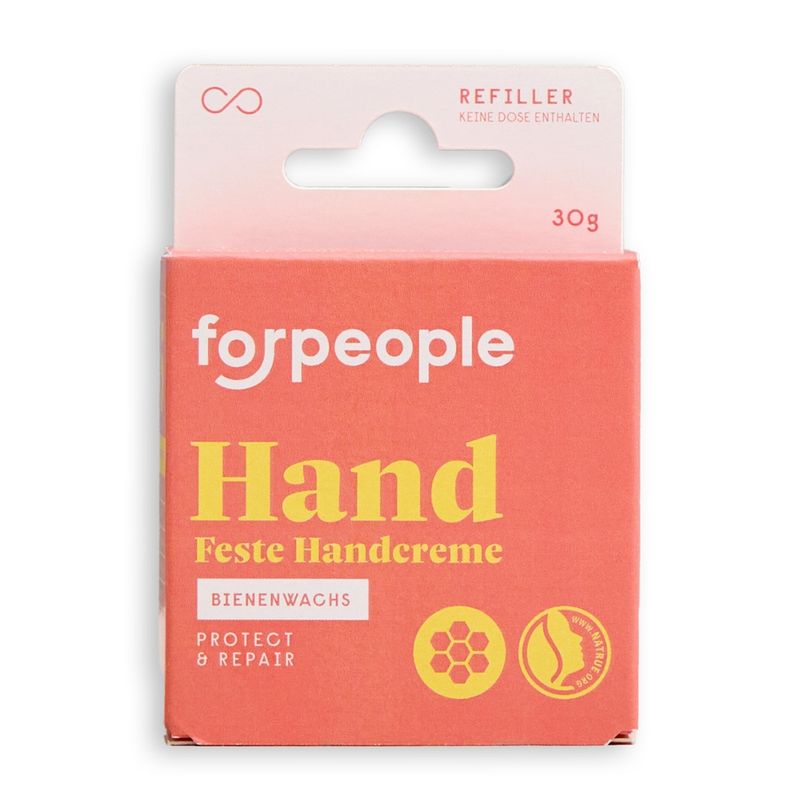 forpeople Feste Handcreme mit Bienenwachs Nachfüller - Produktbild
