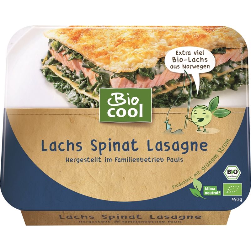 BioCool Lachs Spinat Lasagne - Produktbild