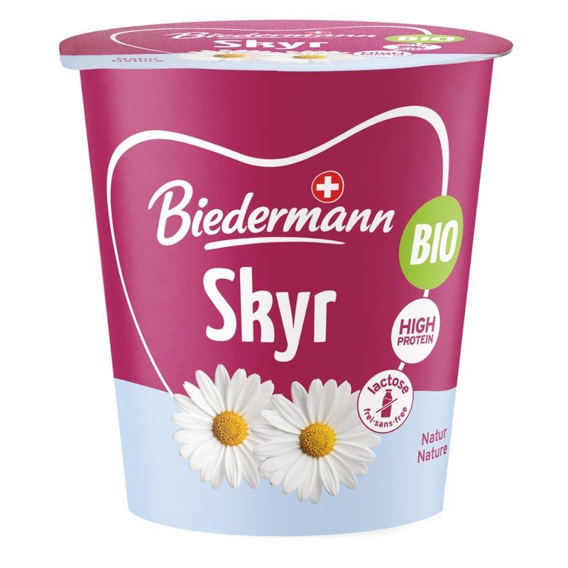 Molkerei Biedermann Biedermann Bio Skyr Nature Laktosefrei 400 g - Produktbild
