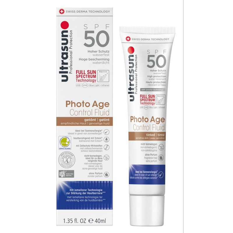 Ultrasun Photo Age Control Fluid TINT SPF50 40ml - Produktbild