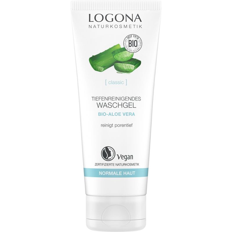 Logona LOGONA CLASSIC Tiefenreinigendes Waschgel  Bio-Aloe Vera - Produktbild