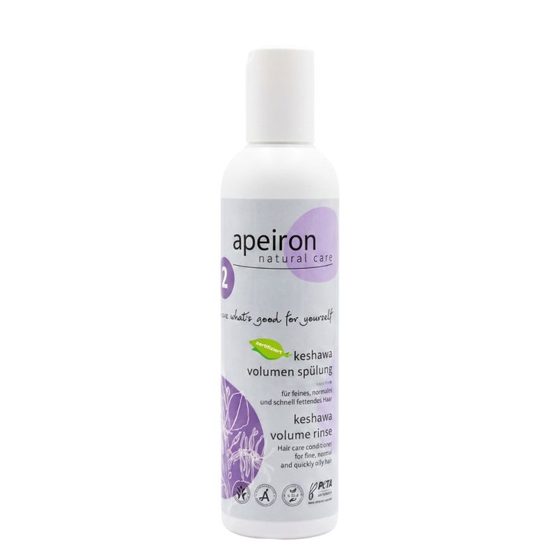 Apeiron apeiron Keshawa Volumen Spülung 200ml- für feines & schnell fettendes Haar - Produktbild