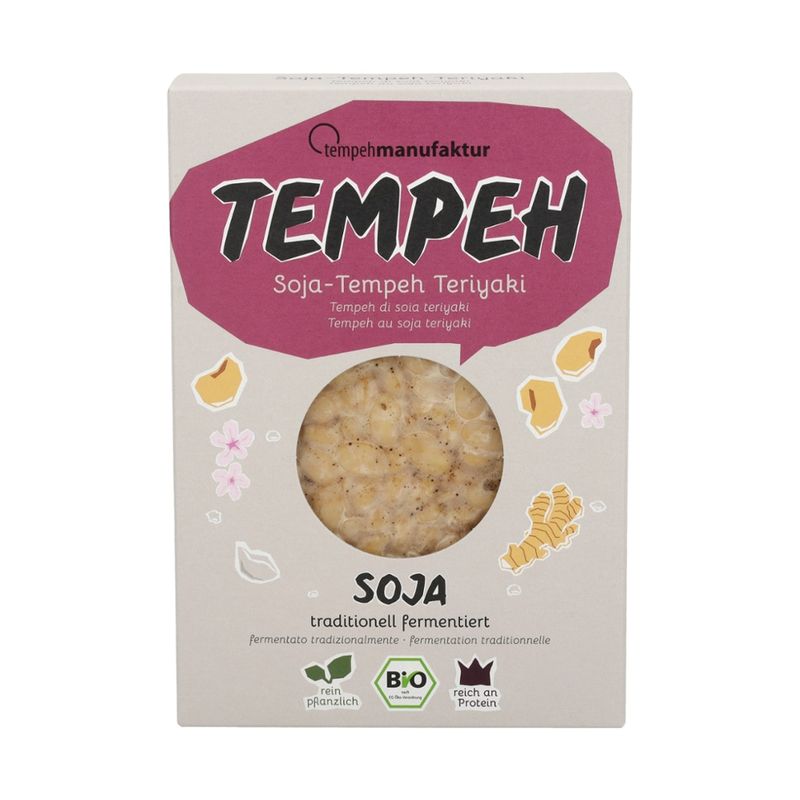 tempehmanufaktur  Tempeh Teriyaki - Tempeh aus Sojabohnen mit Teriyaki-Marinade - Produktbild