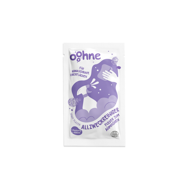 ooohne ooohne Allzweckreiniger zum Anmischen Ecocert 10g  (ergibt 500ml flüssigen Reiniger) - Produktbild