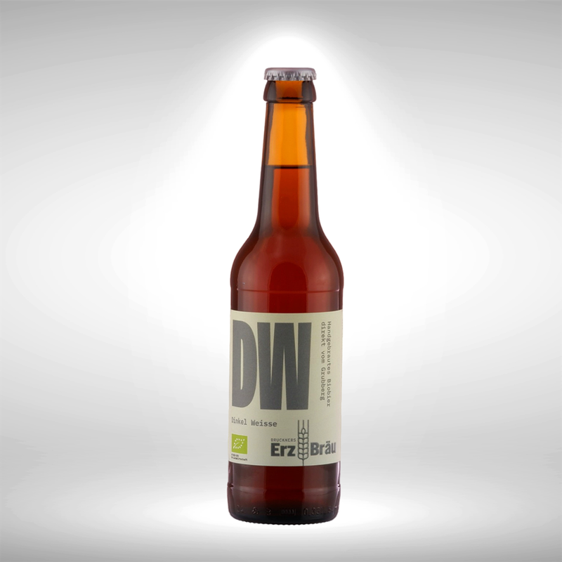 Erzbraeu Bio Dinkel Weisse 330 ml - Hefetrübes Weißbier - Produktbild