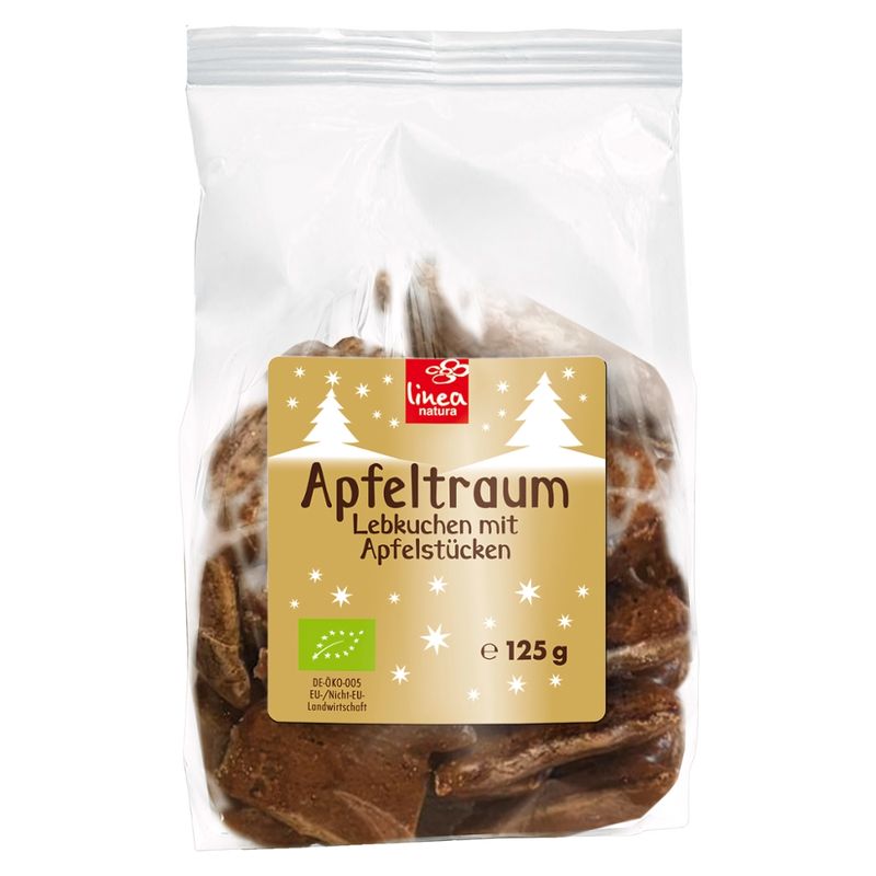 Linea Natura Apfeltraum -Lebkuchen mit getrockneten Apfelstücken - Produktbild