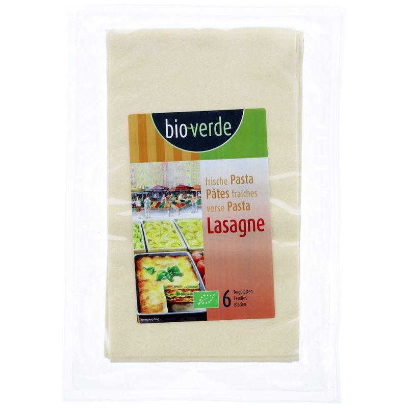 bio-verde Frische Lasagne Teigplatten 200 g - Produktbild