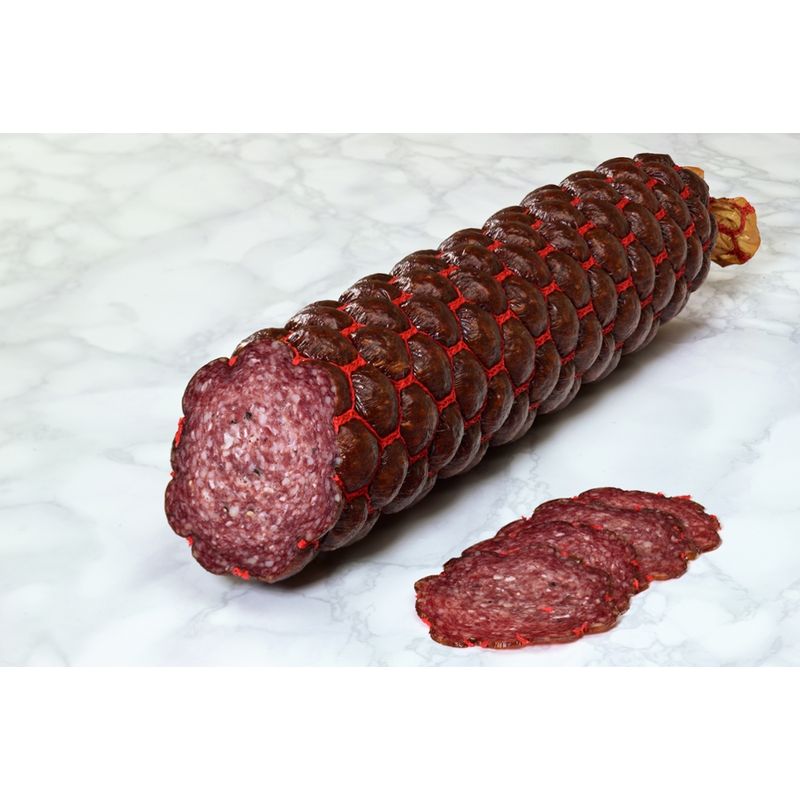 Chiemgauer Naturfleisch Rindersalami, Stange ca. 1,2 kg, kbA - Produktbild