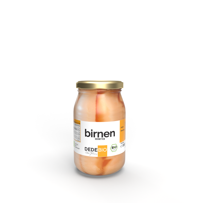 DEDEBIO  DEDEBIO Bio Birnen 365g, Schnitten - Produktbild