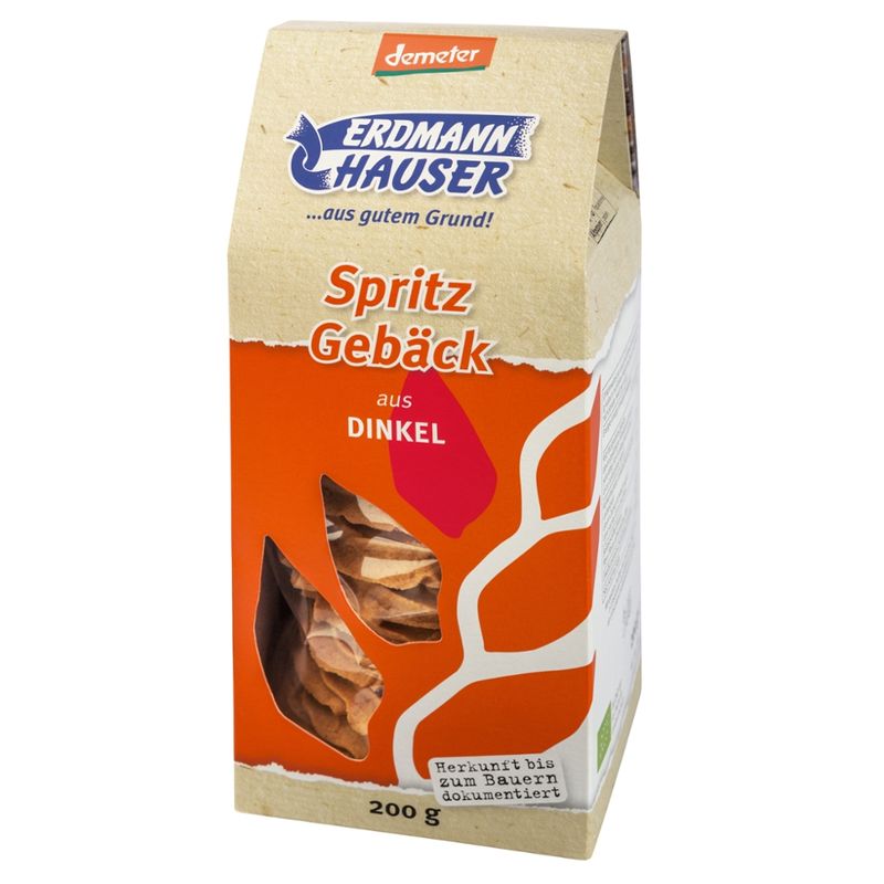 ErdmannHAUSER Getreideprodukte ErdmannHAUSER demeter Dinkel Spritzgebäck - Produktbild