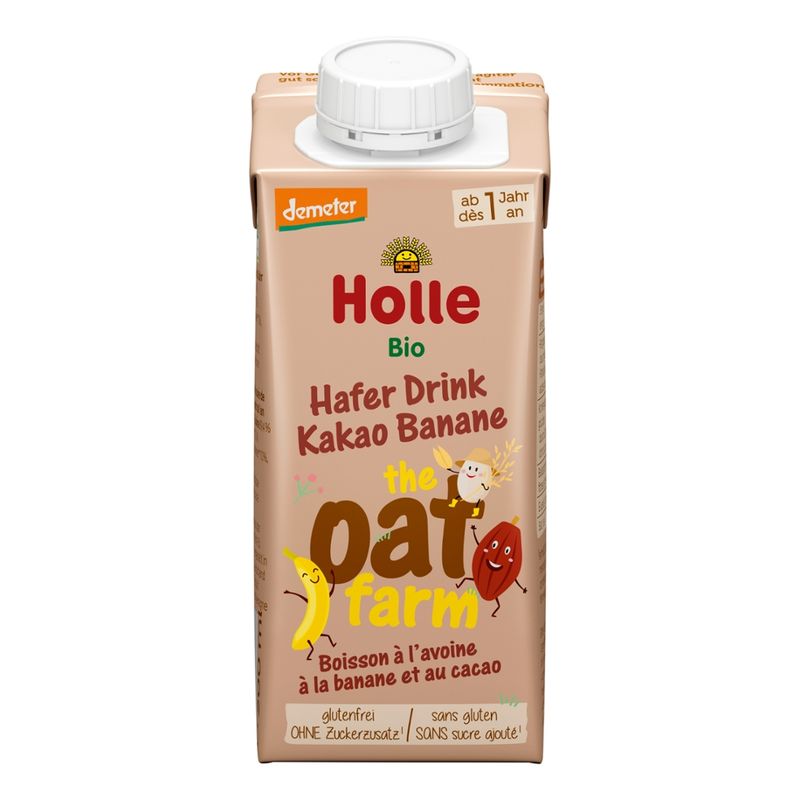 Holle  Bio-Hafer Drink Kakao Banane - Produktbild