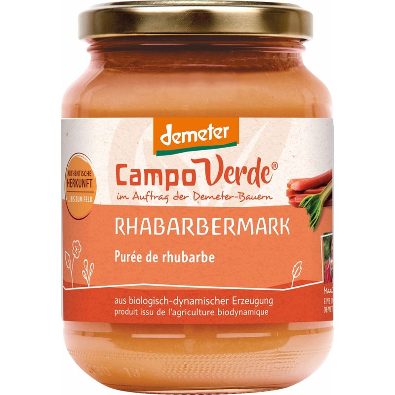 Campo Verde CV demeter Rhabarbermark 350g - Produktbild