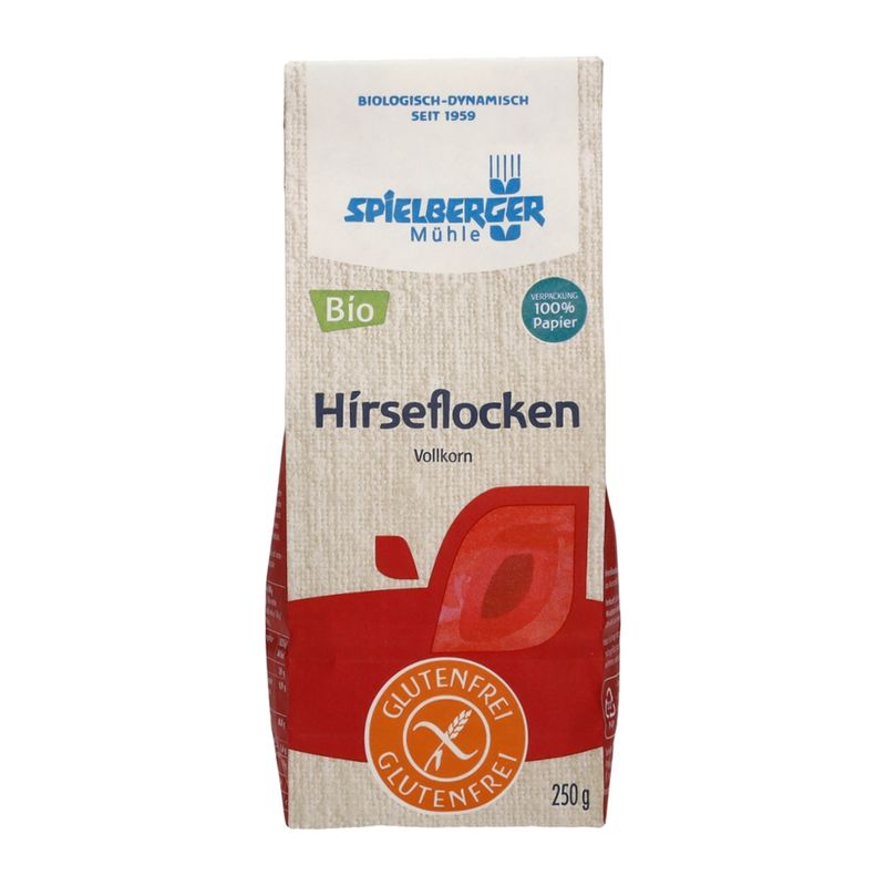 Spielberger Mühle Hirseflocken, glutenfrei, kbA - Produktbild