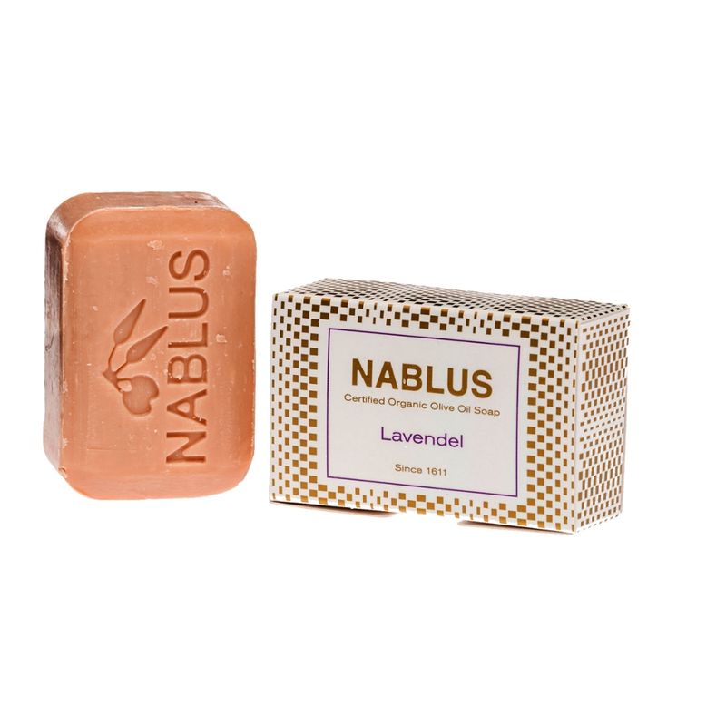 Nablus Soap Olivenölseifen Nablus Soap Natürliche Olivenseife Lavendel - Produktbild