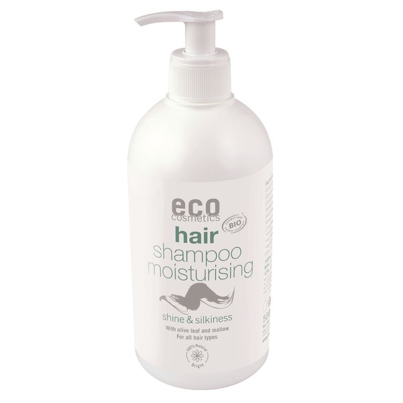 eco cosmetics Pflege-Shampoo mit Olivenblatt und Malve - Produktbild