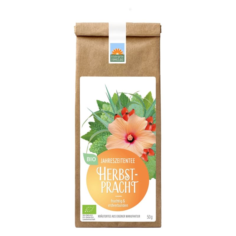 Kräutergarten Pommerland Herbstpracht - Bio Kräutertee in der Papiertüte - Produktbild