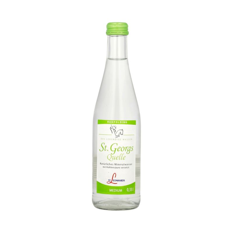 St. Leonhards Quellen St. Georgsquelle medium 0,33l - Produktbild