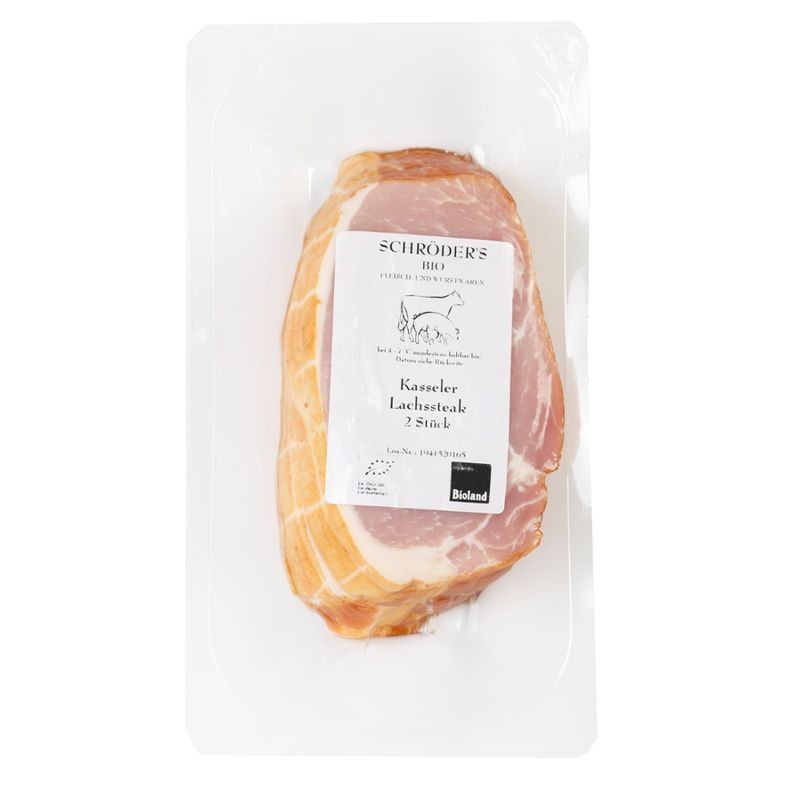 Schröder's Bio Fleisch- und Wurstwaren Kasseler Lachs 2 Stück je 150 g - Produktbild