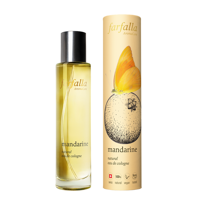 farfalla mandarine, natural eau de cologne, 50ml - Produktbild