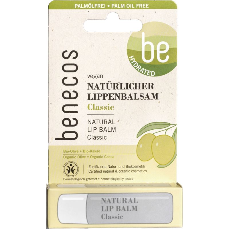 benecos benecos Natural Lip Balm Classic Blister - Produktbild