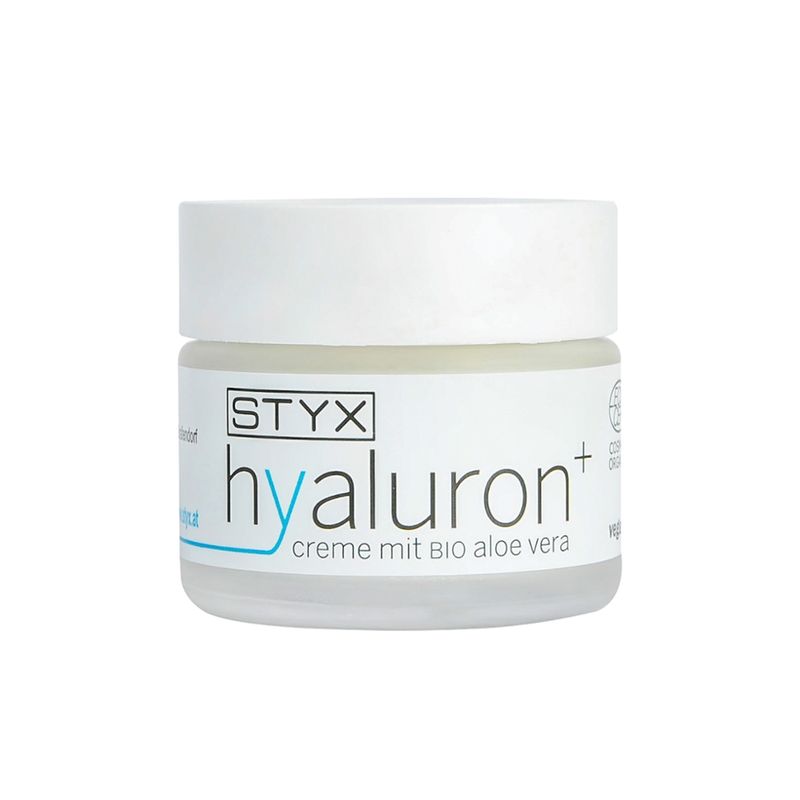 Styx Naturcosmetic Hyaluron+ creme mit bio aloe vera 50ml Cosmos org. - Produktbild