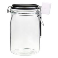 1000ml Drahtbügelglas mit Deckel zum Beschriften + Kreidegriffel - Produktbild