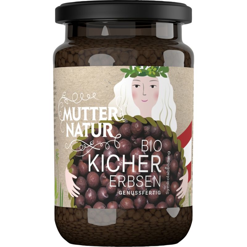 MUTTER NATUR MUTTER NATUR Bio Kichererbsen genussfertig 350 g, Herkunft Österreich - Produktbild