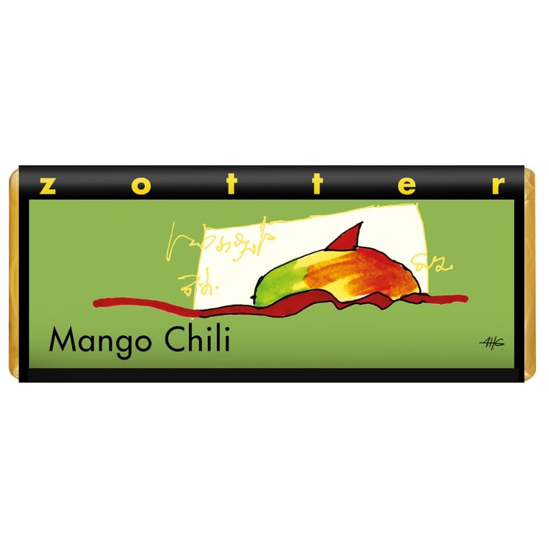 Zotter Schokolade Mango Chili - Produktbild