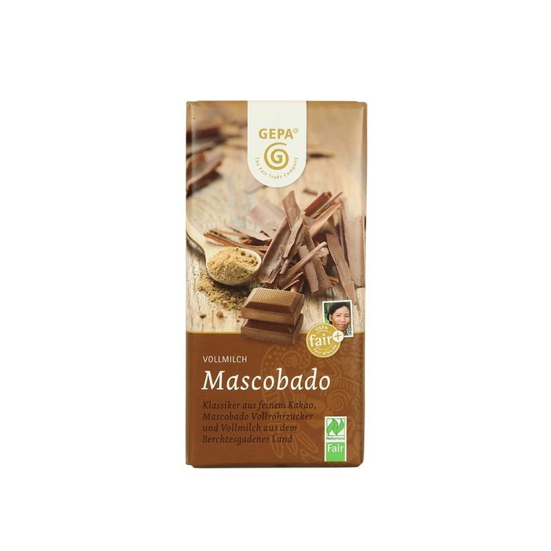 GEPA - The Fair Trade Company Vollmilch Mascobado - Produktbild