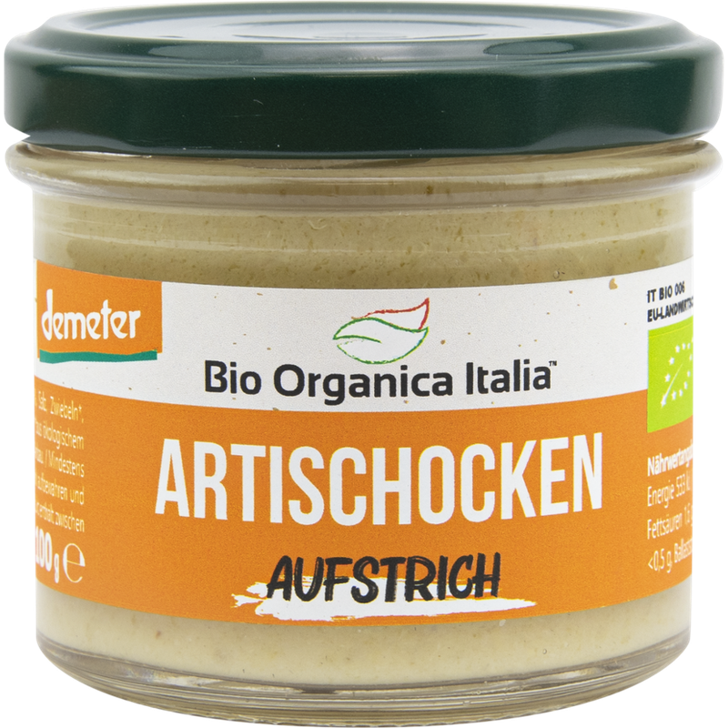 Bio Organica Italia Bio organica Italia Artischoken Aufstrich 100g - Produktbild