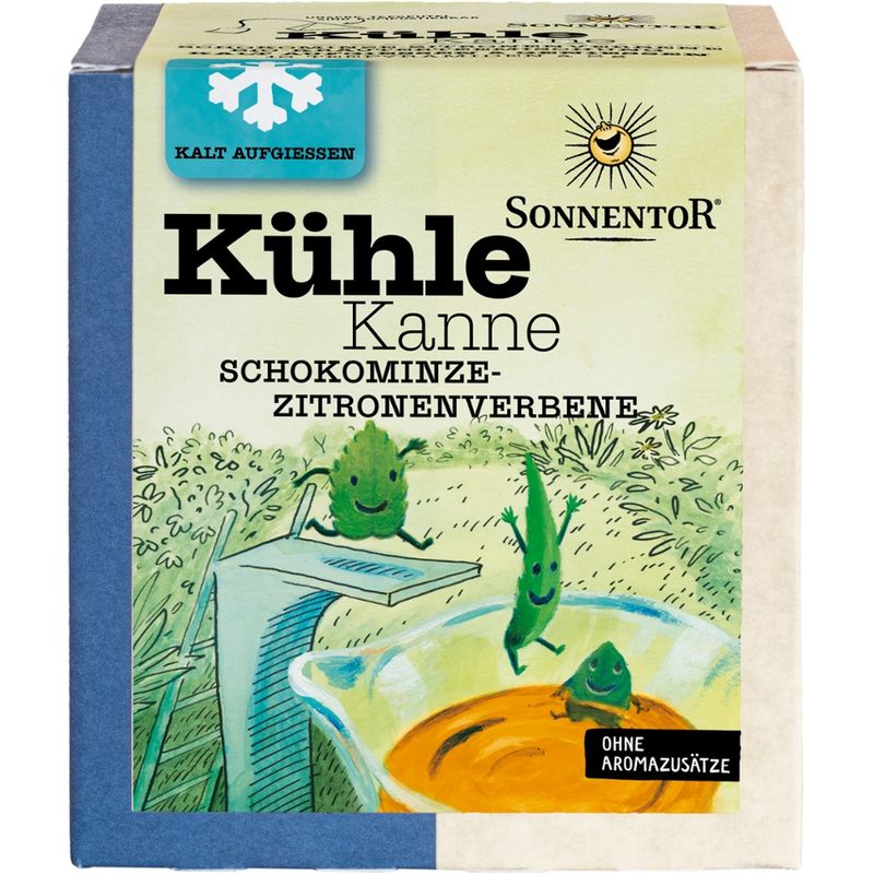 Sonnentor Kühle Kanne Schokominze-Zitronenverbene Tee, Pyramidenbeutel - Produktbild