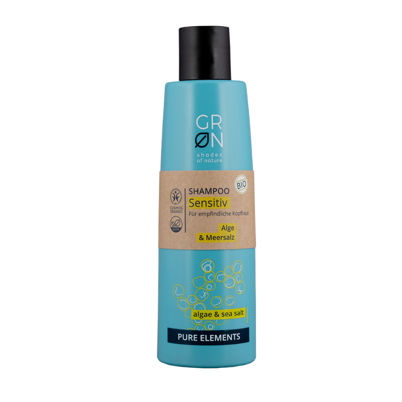 GRN GRN [GRÜN] Shampoo Sensitiv Meersalz & Alge - Pure Elements - Produktbild