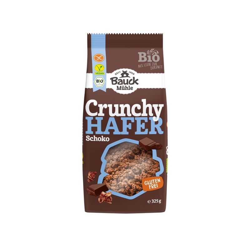 Bauck Mühle Hafer Crunchy Schoko gf Bio - Produktbild