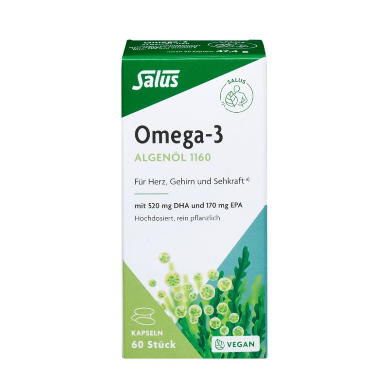 Salus® Omega-3 Algenöl 1160 60 Kps. - Produktbild