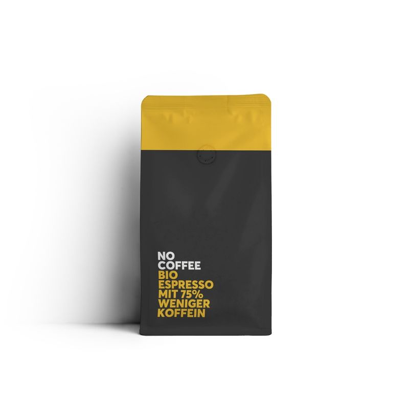 No Coffee 75% weniger Koffein No Espresso- Bio 250g Ganze Bohne - Produktbild