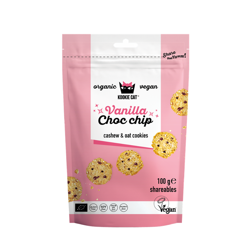 KookieCat KookieCat Shareables Vanilla Choc Chip, 100g - Produktbild