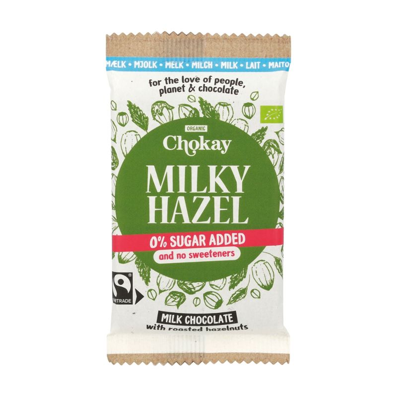 Chokay BV Chokay Bar Milky Hazel FairTrade, 70g - Produktbild