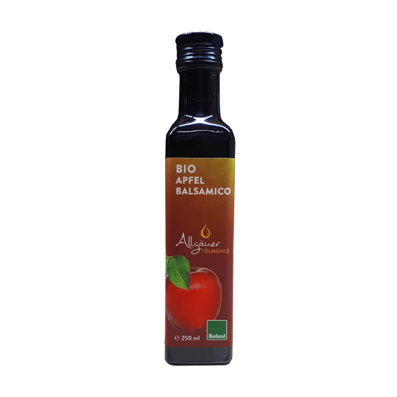 Allgäuer Ölmühle Bio Apfel Balsamico, im Holzfass gereift - Produktbild