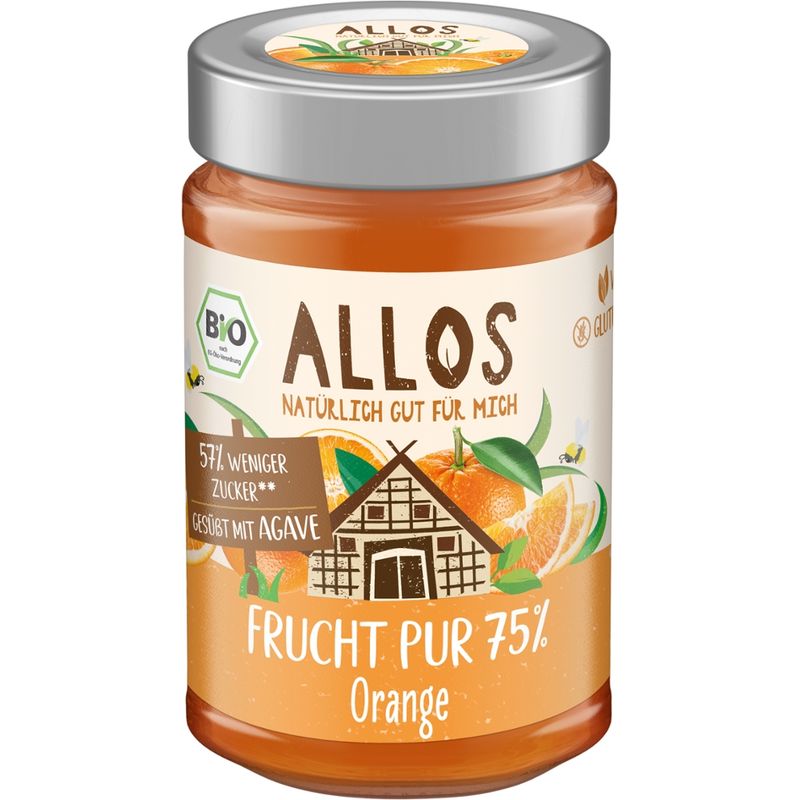 Allos Frucht Pur 75% Orange - Produktbild