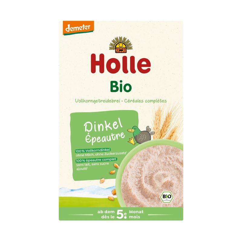 Holle  Bio-Vollkorngetreidebrei Dinkel - Produktbild