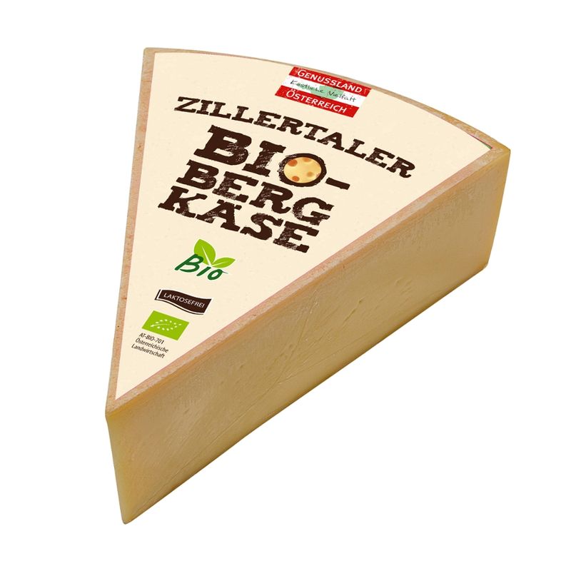 Genussland Österreich Genussland Österreich Zillertaler Bio Bergkäse 1/8 Laib ca. 3,7kg - Produktbild