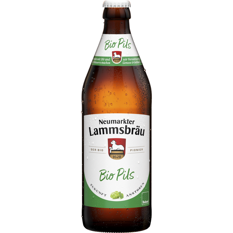 Neumarkter Lammsbräu Neumarkter Lammsbräu Bio Pils 0,5l - Produktbild