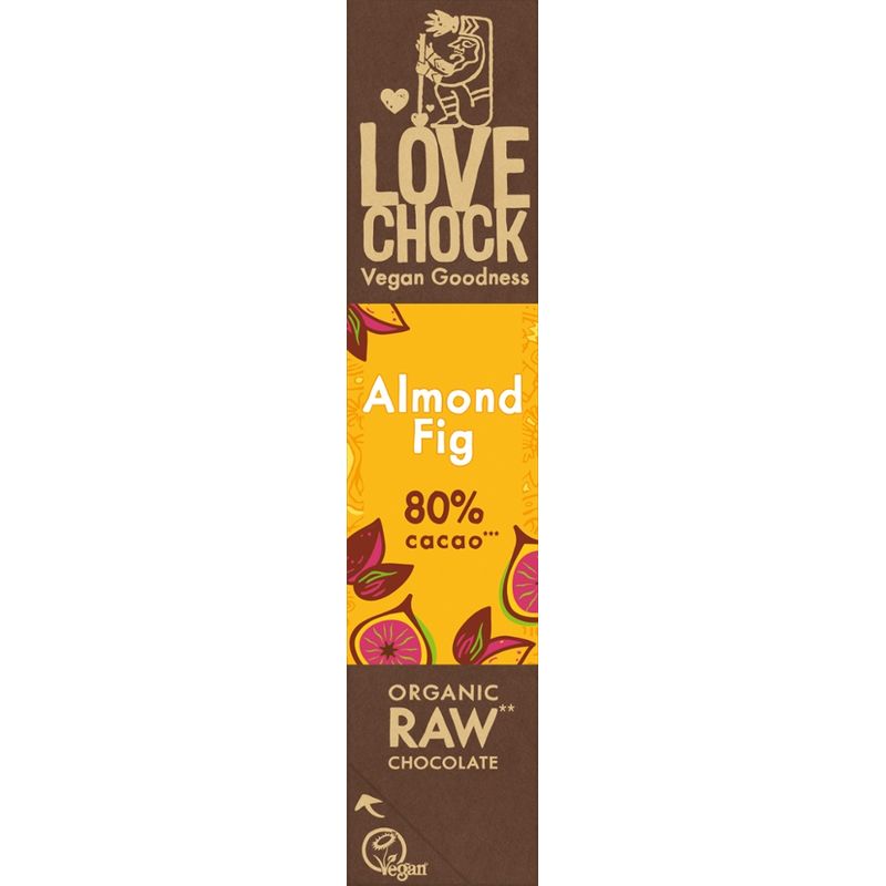 Lovechock Lovechock RAW bar Almond Fig 80 % - Produktbild