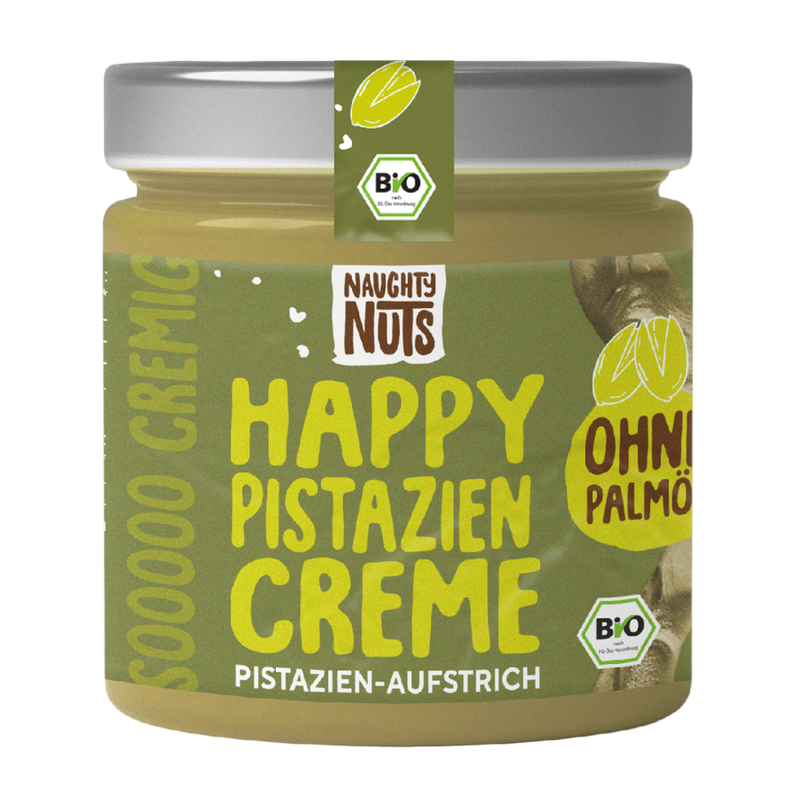 Naughty Nuts Bio Happy Pistazien Creme 200 g - Produktbild